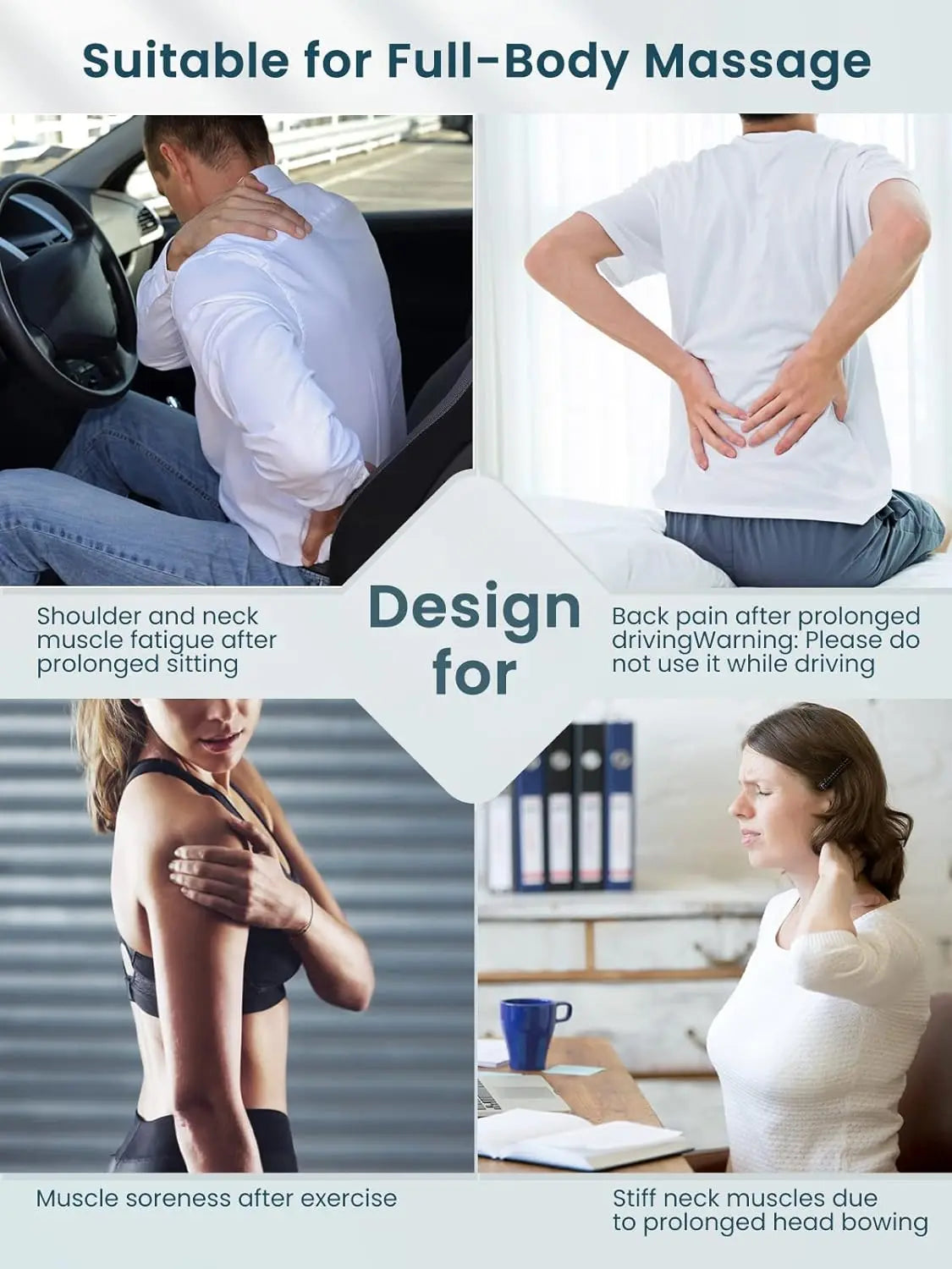 AlignBack™ Shiatsu Massage Pillow